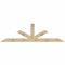 Ekena Millwork Saratoga Rough Sawn Timber Gable Bracket, Douglas Fir, 108"W x 31 1/2"H x 2"D x 6"F, 7/12 Pitch GBW108X31X0206SAR00RDF - alternate 1
